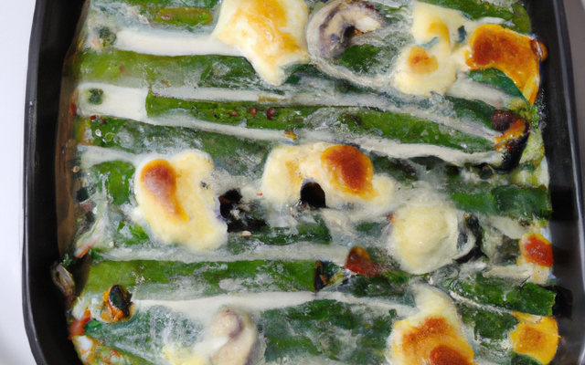 Gratin de légumes verts