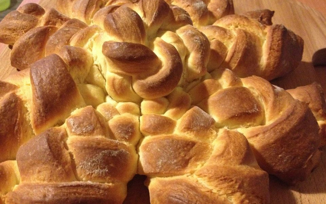 Brioche étoile de neige