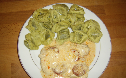 Escalopes de poulet luculus au maroilles