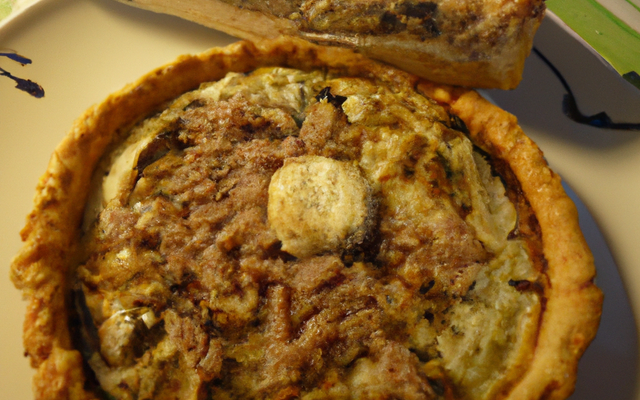 Tarte au thon et fromage de brebis