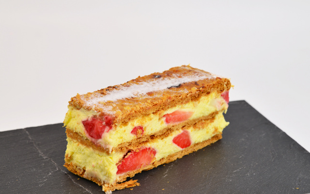 mille feuille de fraises