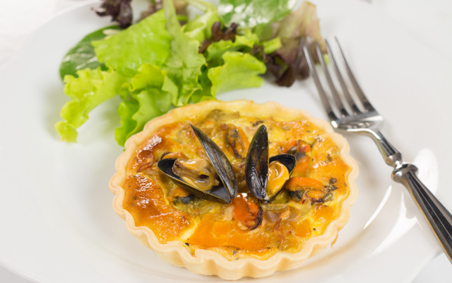 Tartelettes au potimarron et aux moules