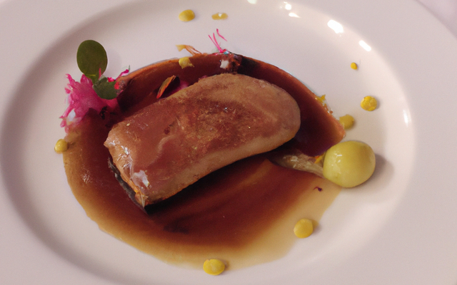 Foie gras poêlé et Mam'zel An'gel Rosée