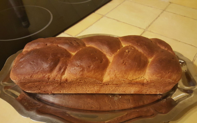 Brioche tressée nature