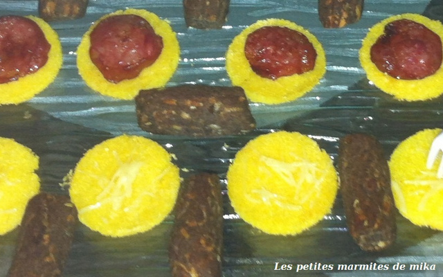 Bouchées à la polenta
