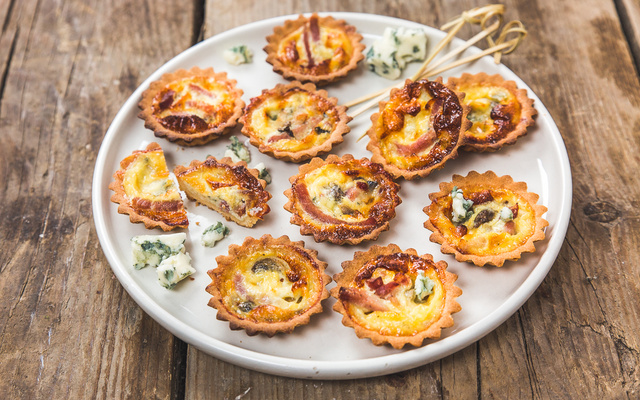 Mini quiches aux champignons