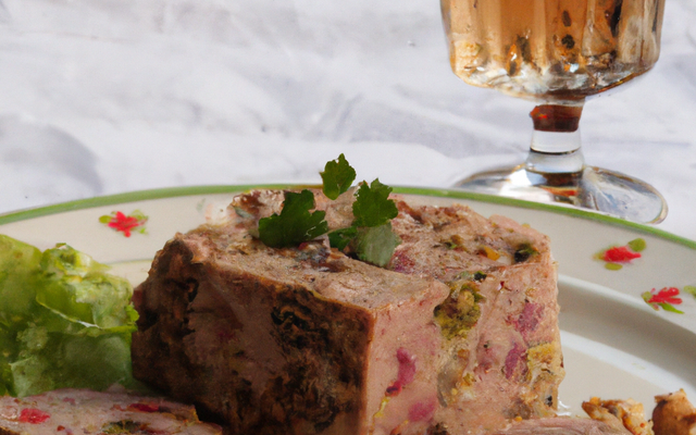 Terrine de chevreuil aux noisettes et vin blanc