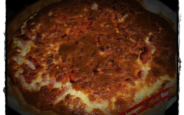 La quiche Lorraine à ma façon