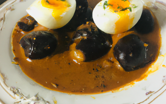 Bitok sauce aux œufs de lompe noirs