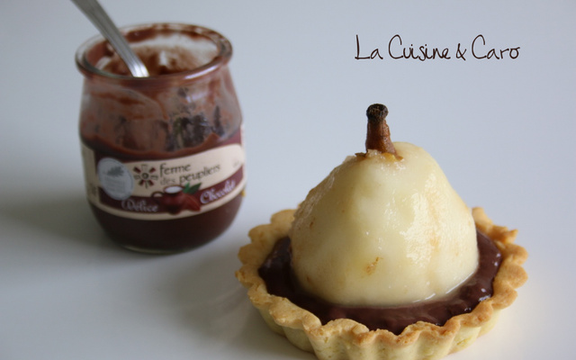 Tartelette rapide choco-poire