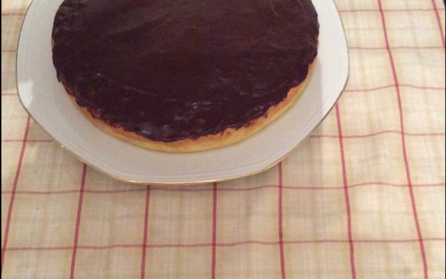 Flan coco et chocolat comme un bounty
