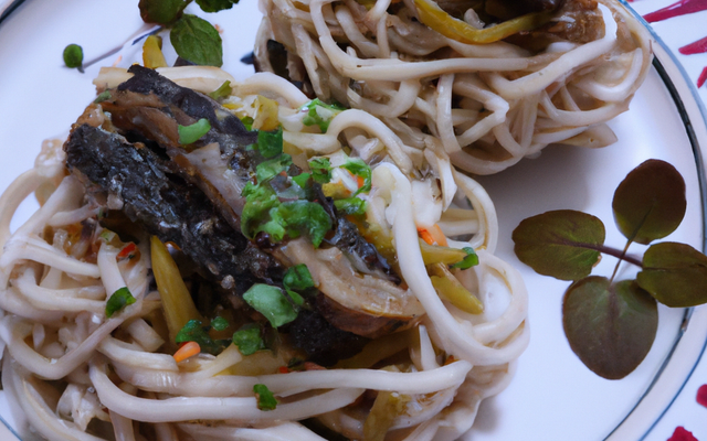 Nouilles aux anchois