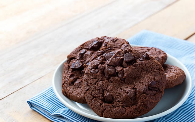 Cookies tout nutella de Tiktok.