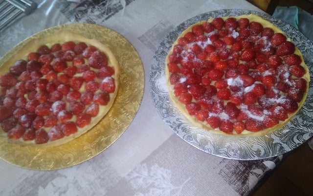 Tarte aux fraises gariguettes