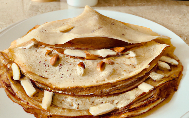 Crêpes au lait d'amande