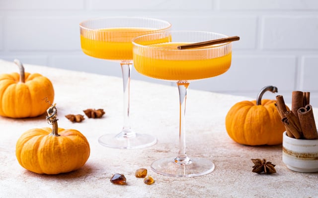 Cocktail vodka citrouille