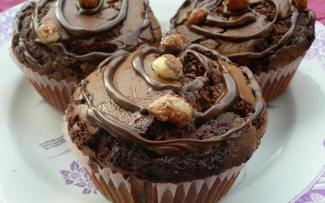 Cupcakes au nutella pour enfants