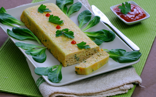 Terrine de crabe au ketchup et zeste de citron