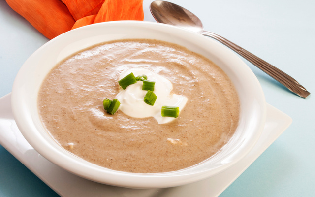 Velouté de châtaignes au foie gras au thermomix