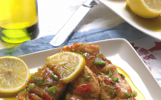 Aiguillette de poulet au citron, rhum, miel