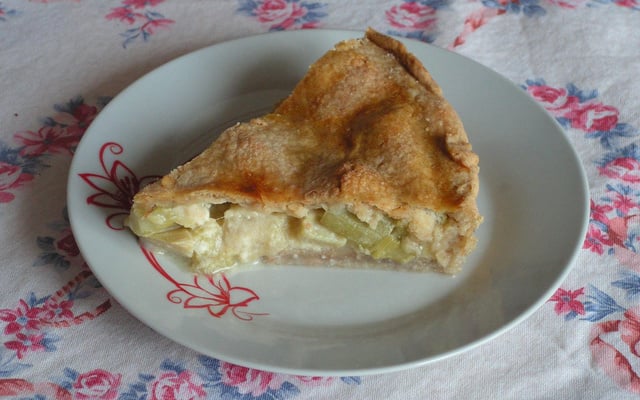 Pie à la rhubarbe
