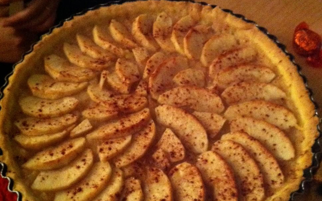 Tarte aux pommes parfumée