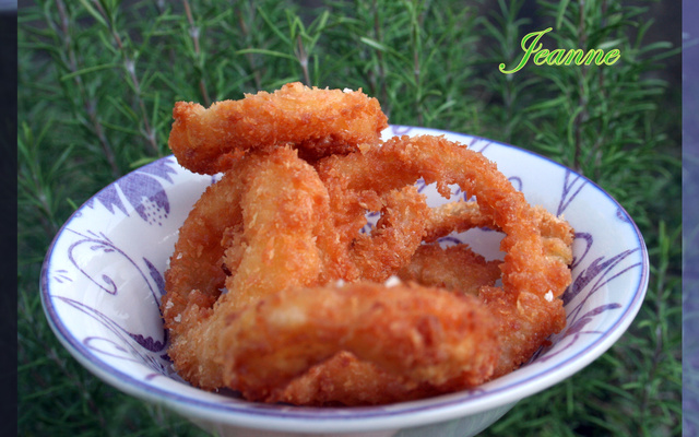Beignets d'oignons façon Onions rings