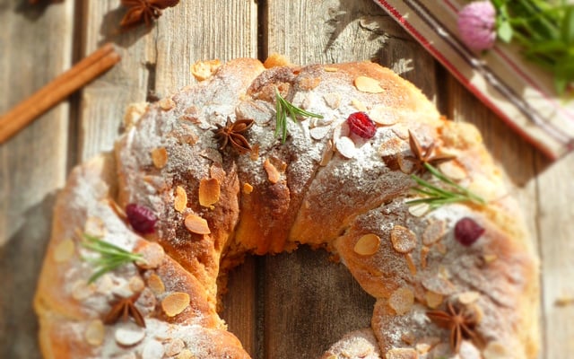 Couronne aux amandes