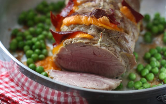 Mini-Rôti d'agneau, grisons et mimolette