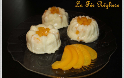 Gâteau de semoule aux pêches