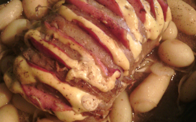 Rôti de porc tostinette au bacon