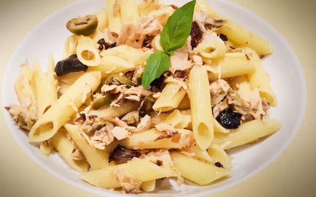 Penne au thon blanc