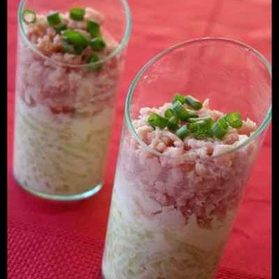 Verrine fraîcheur pour l'entrée