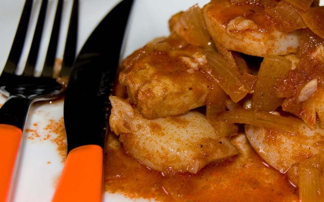 Salade de calmars aux poivrons