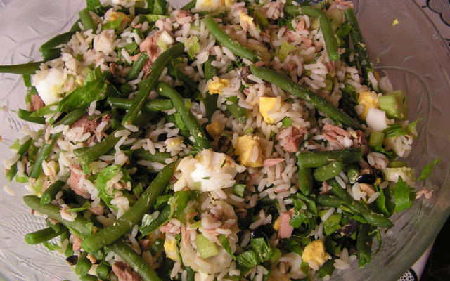 Salade de riz au thon inratable