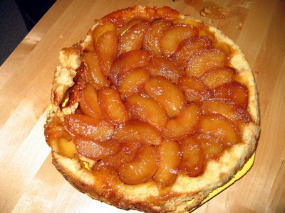 Tatin de pommes fondantes au caramel d'érable