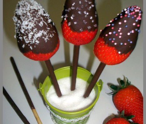 Fraisy pops maison