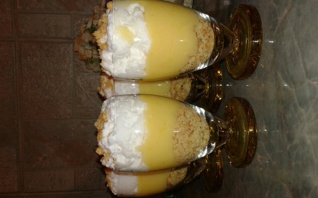 Verrine de tarte au citron meringuée