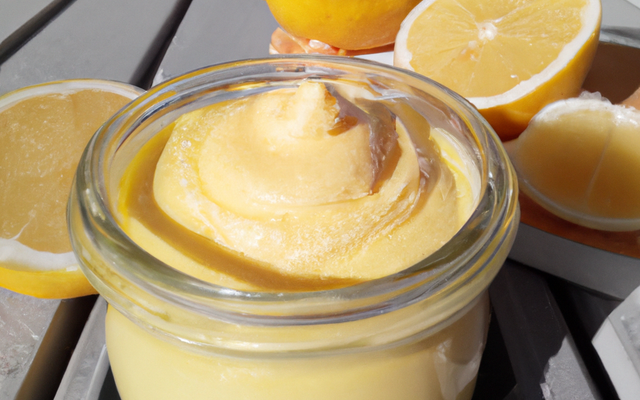 Crème au citron maison