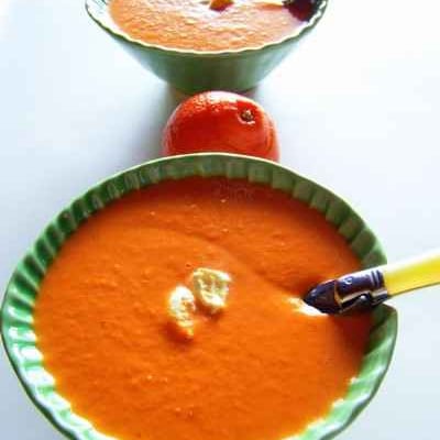 Crema de pomodoro et sa crème à la mandarine