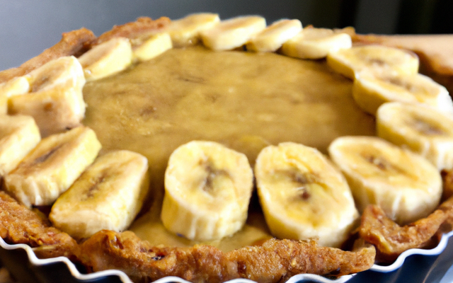 Tarte à la banane sans gluten