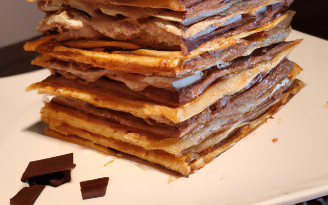 Millefeuille au chocolat