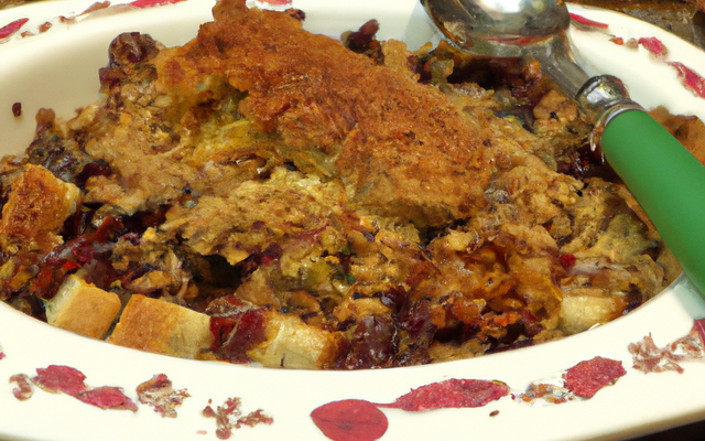 Crumble de septembre de faisan