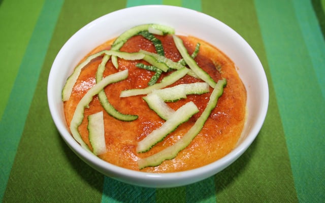 Flan de courgettes Bollywood