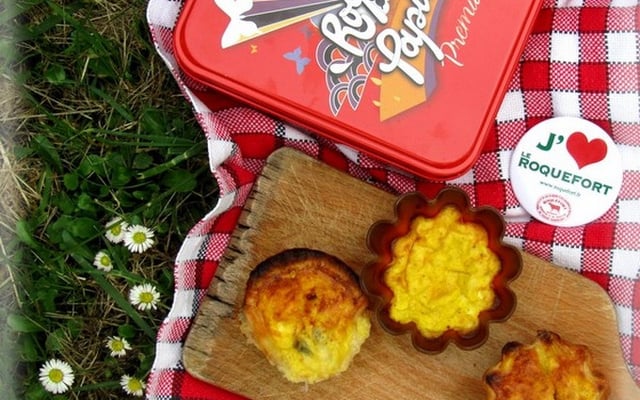 Pastéis de nata au roquefort