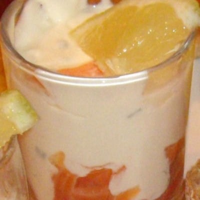 Verrine de saumon et Boursin