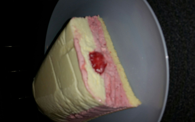 Bûche citron framboise