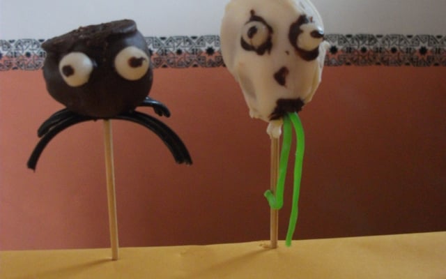 Cakes pops d'Halloween