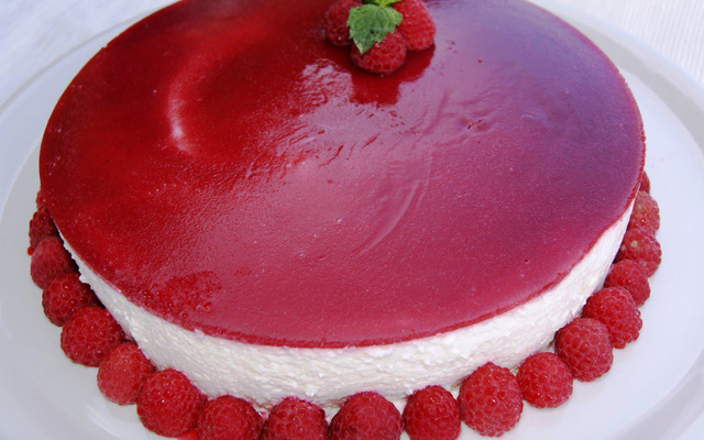 Bavarois à la fraise