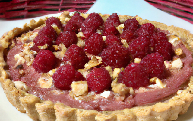 Tarte noisettes Framboise